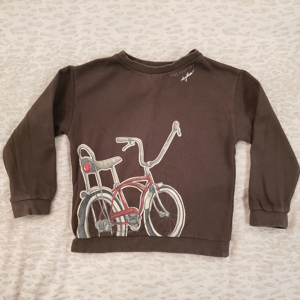 MAYORAL  Olive Green bicycle Sweater Sz 6
